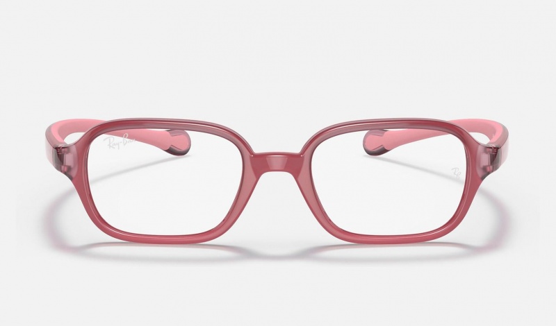 Ray Ban RB9074 Optics Kids' Eyeglasses Pink | 29681-PMAH