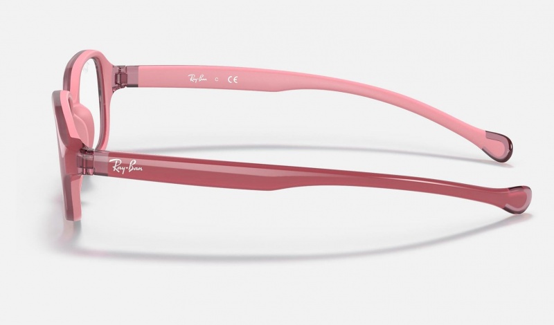 Ray Ban RB9074 Optics Kids' Eyeglasses Pink | 29681-PMAH