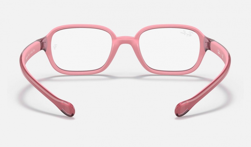 Ray Ban RB9074 Optics Kids' Eyeglasses Pink | 29681-PMAH