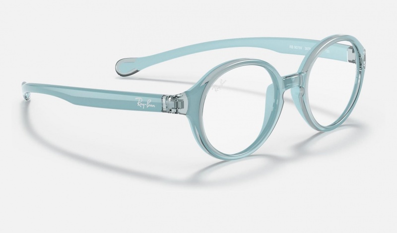 Ray Ban RB9075 Optics Kids' Eyeglasses Blue | 23914-HGAF