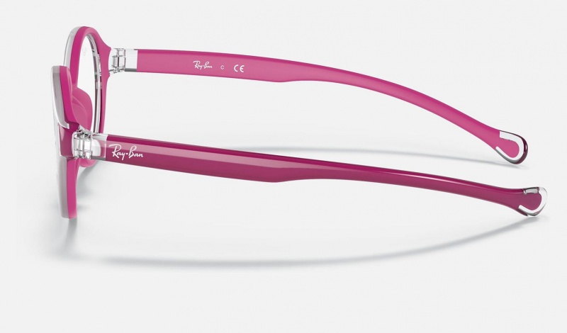 Ray Ban RB9075 Optics Kids' Eyeglasses Pink | 74968-ZVDW