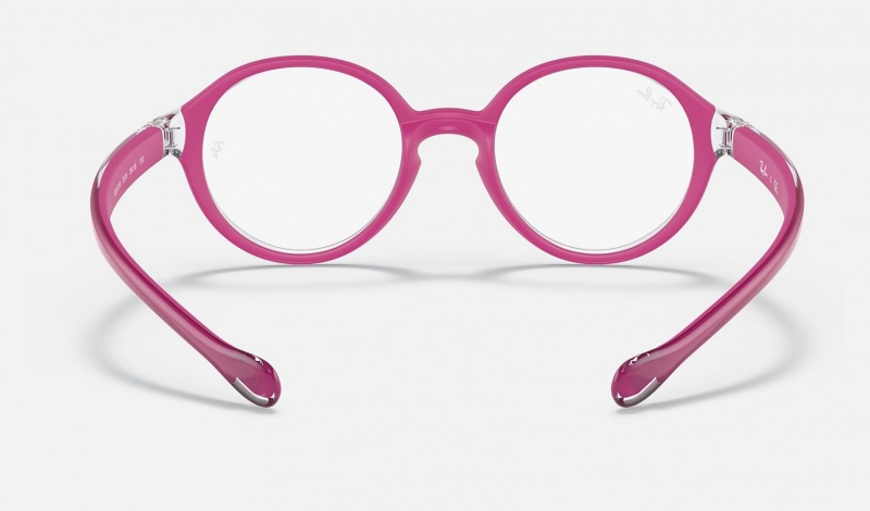 Ray Ban RB9075 Optics Kids' Eyeglasses Pink | 74968-ZVDW