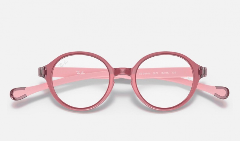 Ray Ban RB9075 Optics Kids' Eyeglasses Pink | 54209-RZUT