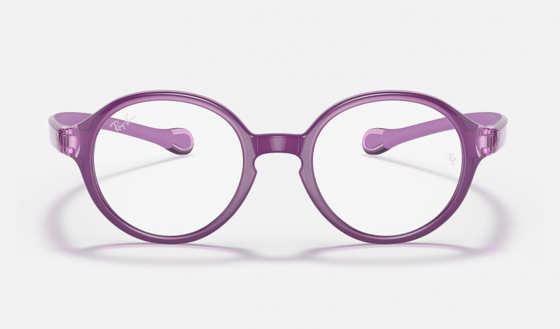 Ray Ban RB9075 Optics Kids' Eyeglasses Purple | 35728-ESLG