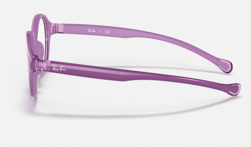 Ray Ban RB9075 Optics Kids' Eyeglasses Purple | 35728-ESLG