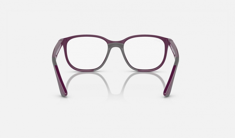 Ray Ban RB9078v Optics Bio-based Kids' Eyeglasses Purple | 58923-RJGH