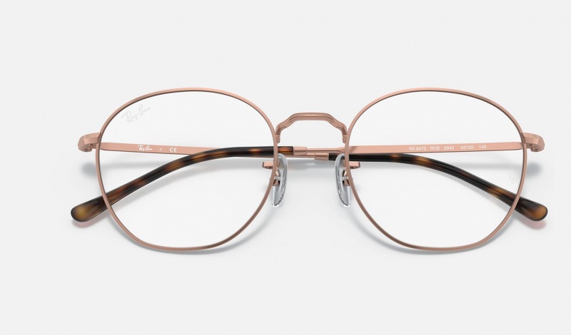 Ray Ban Rob Optics Men's Eyeglasses Copper | 89265-DAFM