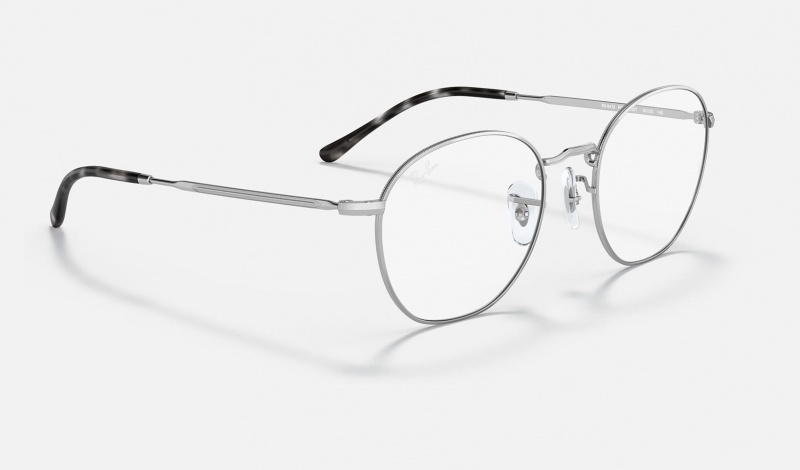 Ray Ban Rob Optics Women's Eyeglasses Silver | 04675-KITL