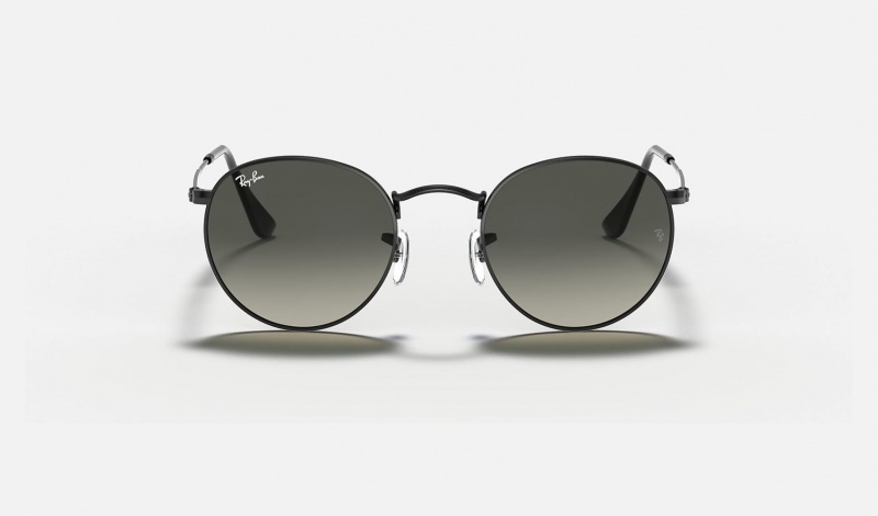 Ray Ban Round Flat Lenses Men's Sunglasses Grey | 96204-QDHW