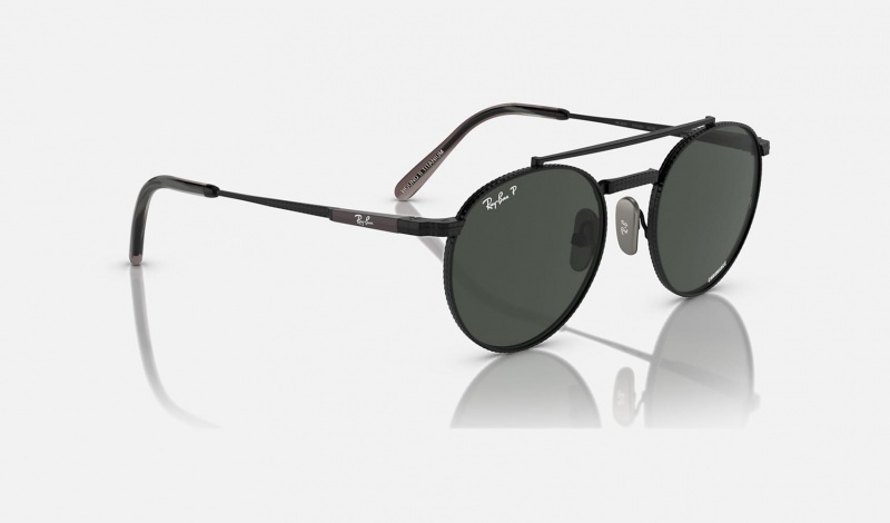 Ray Ban Round Ii Titanium Men's Sunglasses Grey | 25983-IGNX