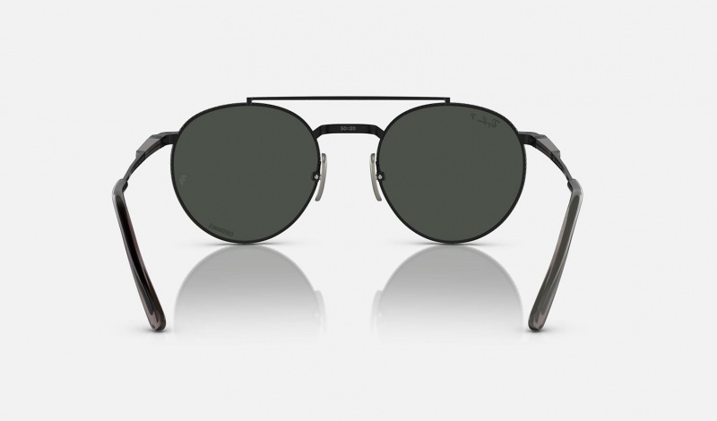 Ray Ban Round Ii Titanium Men's Sunglasses Grey | 25983-IGNX