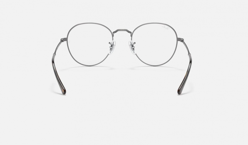 Ray Ban Round Metal Optics Ii Women's Eyeglasses Silver | 36875-SUAY