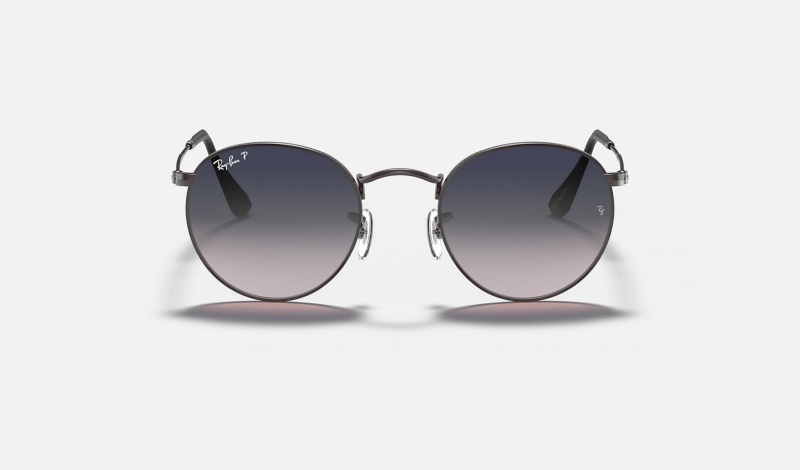 Ray Ban Round Metal @collection Women's Sunglasses Grey | 07256-UHPL