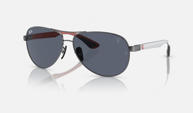 Ray Ban Scuderia Ferrari Las Vegas Ltd | Rb8331m Men\'s Sunglasses Grey | 19720-DTXC