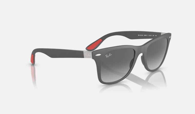 Ray Ban Scuderia Ferrari Monaco Ltd | Customized By Charles Leclerc Men's Sunglasses Grey | 35869-NWJS