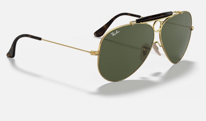 Ray Ban Shooter Havana Collection Men's Sunglasses Green | 06182-JBGC