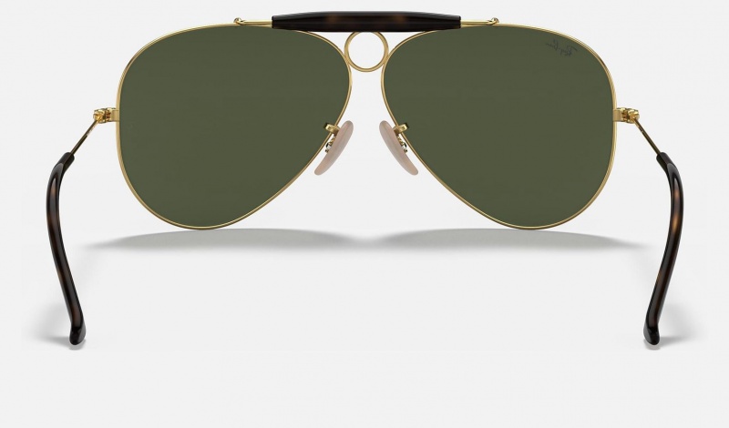 Ray Ban Shooter Havana Collection Men's Sunglasses Green | 06182-JBGC