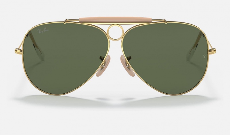 Ray Ban Shooter | Aviation Collection Men's Sunglasses Green | 21495-OCPA