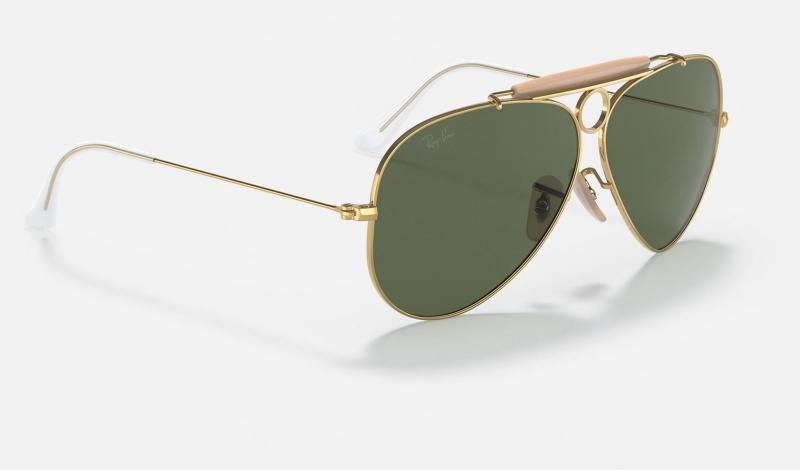 Ray Ban Shooter | Aviation Collection Men's Sunglasses Green | 21495-OCPA