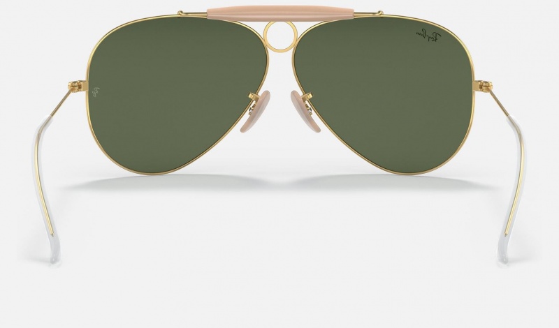 Ray Ban Shooter | Aviation Collection Men's Sunglasses Green | 21495-OCPA