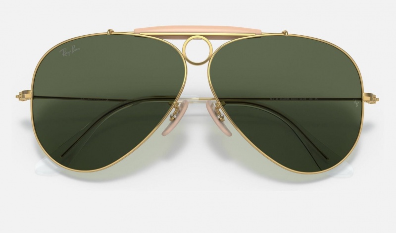 Ray Ban Shooter | Aviation Collection Men's Sunglasses Green | 21495-OCPA