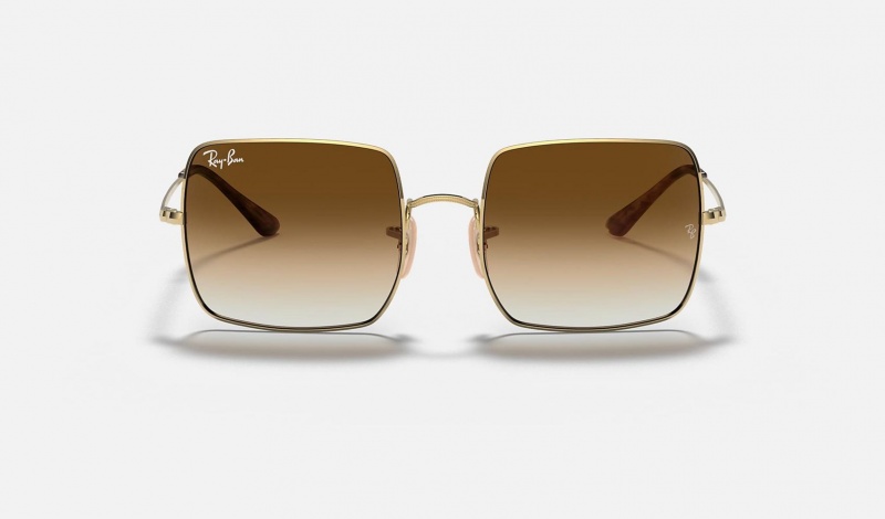 Ray Ban Square 1971 Classic Men's Sunglasses Brown | 74183-QKWE