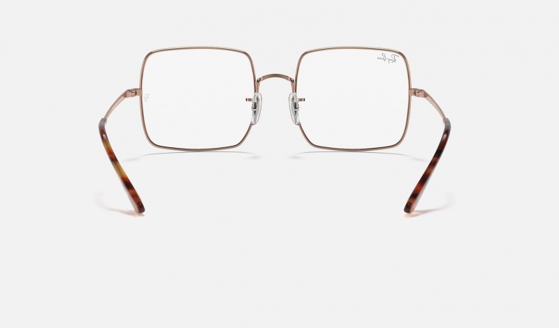 Ray Ban Square 1971 Optics Women's Eyeglasses Copper | 61893-ZTDJ