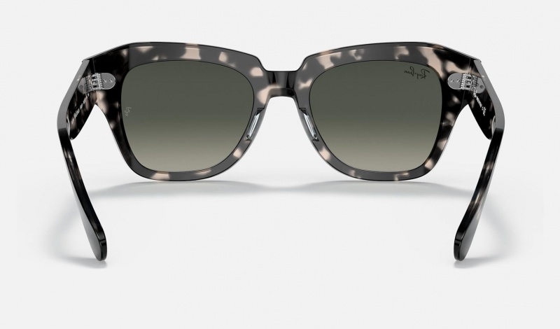 Ray Ban State Street Fleck Men's Sunglasses Grey | 78630-CEPG