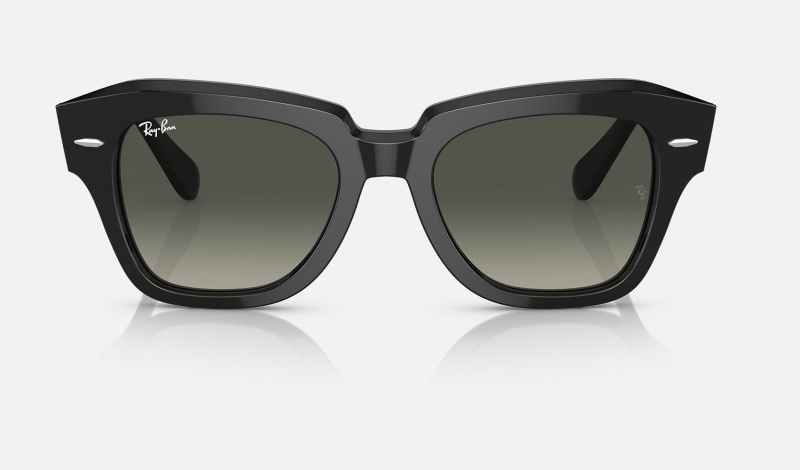 Ray Ban State Street Men's Sunglasses Grey | 36720-XRTL