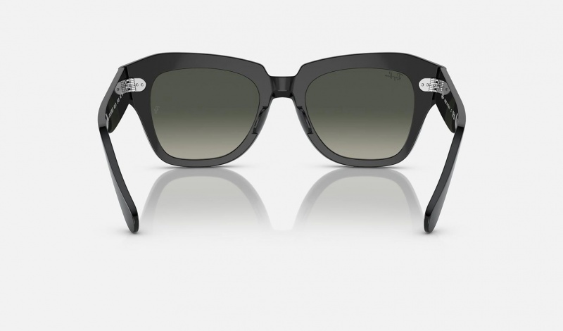 Ray Ban State Street Men's Sunglasses Grey | 36720-XRTL