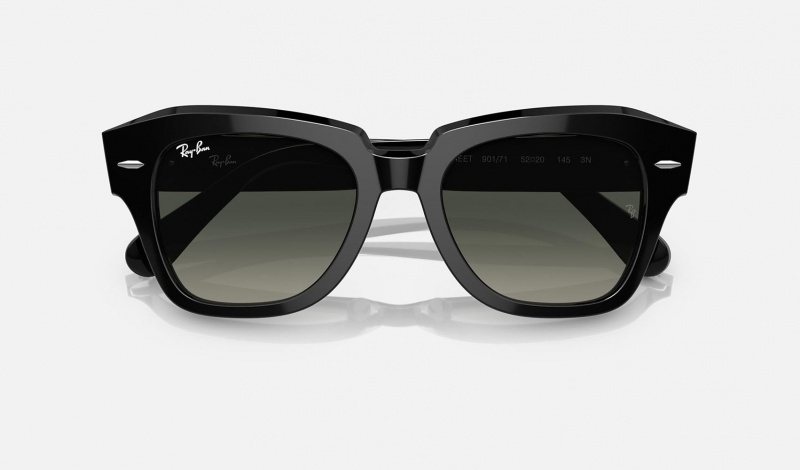 Ray Ban State Street Men's Sunglasses Grey | 36720-XRTL