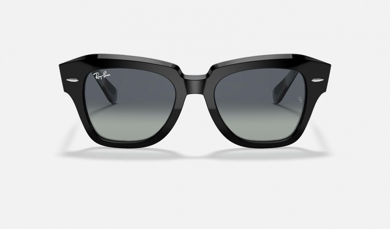 Ray Ban State Street Men's Sunglasses Grey | 24708-UXSG