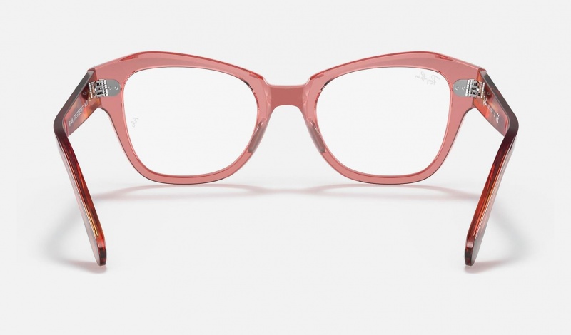 Ray Ban State Street Optics Women's Eyeglasses Pink | 05678-XJBD