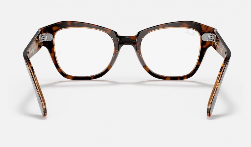 Ray Ban State Street Optics Women's Eyeglasses Brown | 37620-FMXC