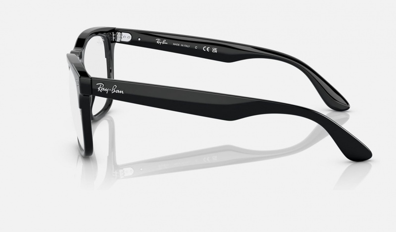 Ray Ban Steve Optics Men's Eyeglasses Black | 73048-MFSI