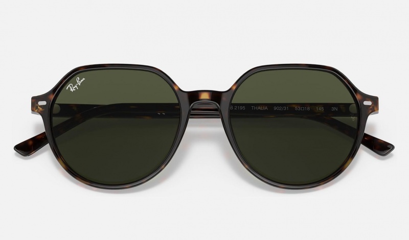 Ray Ban Thalia Men's Sunglasses Green | 92174-OBSX