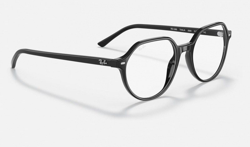 Ray Ban Thalia Optics Men's Eyeglasses Black | 74908-FARW