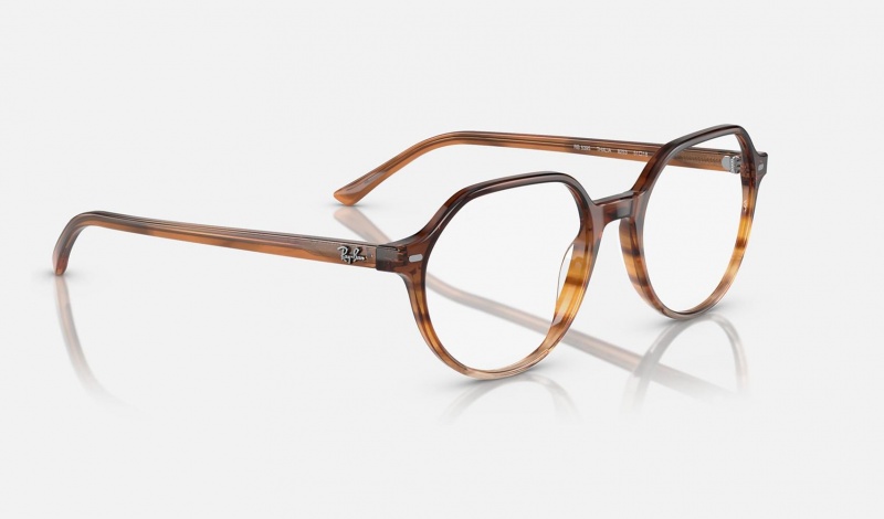 Ray Ban Thalia Optics Men's Eyeglasses Brown | 76452-AWNL