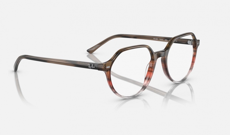 Ray Ban Thalia Optics Men's Eyeglasses Brown | 49102-DZUM