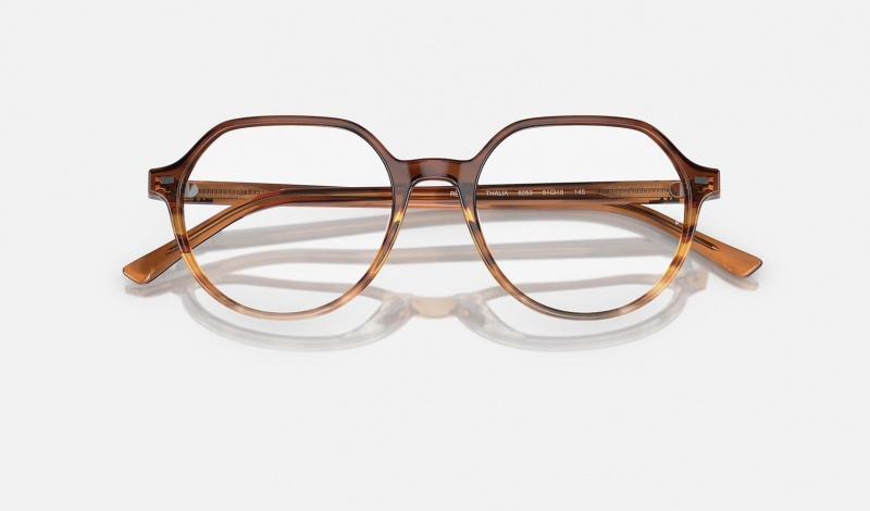 Ray Ban Thalia Optics Women's Eyeglasses Brown | 20631-ITZF