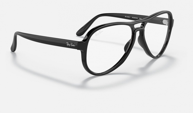 Ray Ban Vagabond Optics Men's Eyeglasses Black | 38510-IHPT