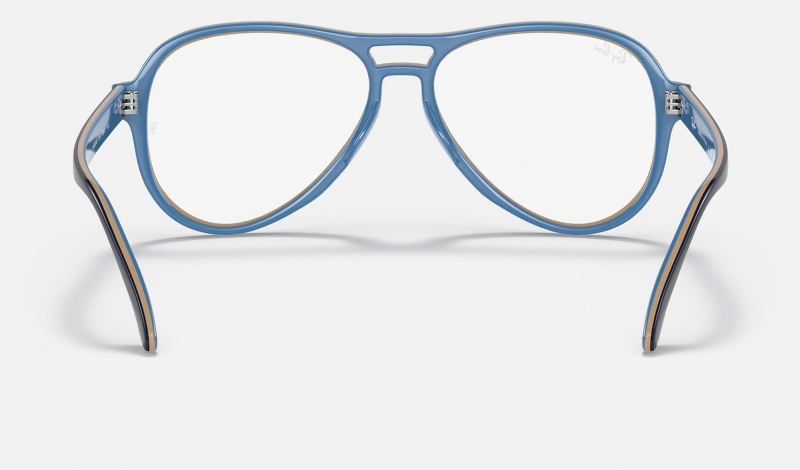 Ray Ban Vagabond Optics Men's Eyeglasses Blue | 19473-KMVC