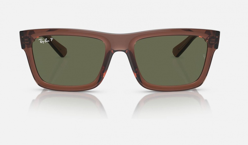 Ray Ban Warren Bio-based Men's Sunglasses Green | 03567-XUKZ