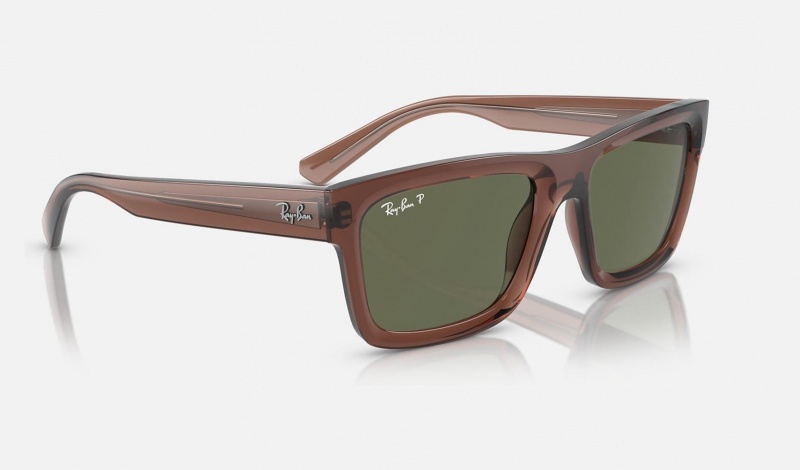 Ray Ban Warren Bio-based Men's Sunglasses Green | 03567-XUKZ