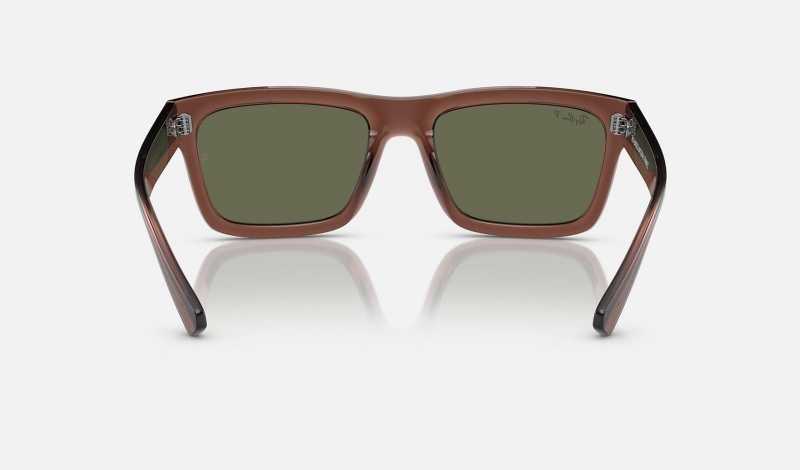 Ray Ban Warren Bio-based Men's Sunglasses Green | 03567-XUKZ