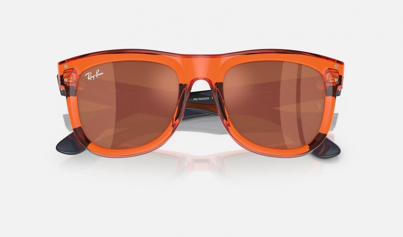 Ray Ban Wayfarer Reverse Men's Sunglasses Brown | 21098-NTQS