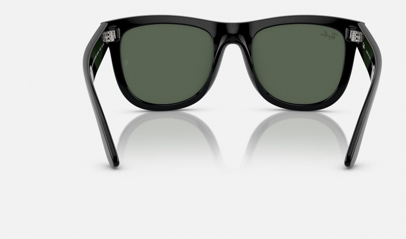 Ray Ban Wayfarer Reverse Women's Sunglasses Green | 16980-YRGL