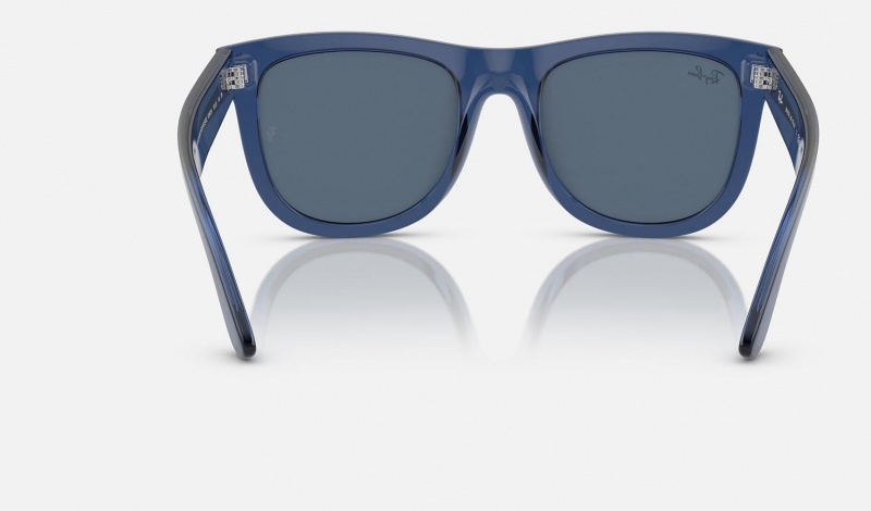 Ray Ban Wayfarer Reverse Women's Sunglasses Blue | 68523-IYDE