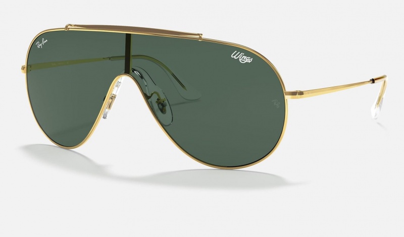 Ray Ban Wings Men\'s Sunglasses Green | 80269-OYDB